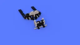 Fork with quick-coupler for LEGO® SET 42030
