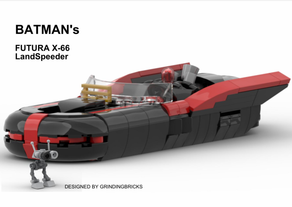 Lego Bat-Man's Futura X-66 LandSpeeder