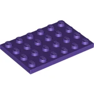 Plate 4 x 6 / Dark Purple