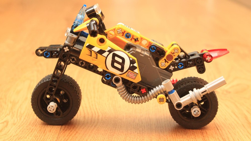 Lego Rally raid motorcycle