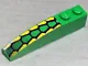 Slope, Curved 6 x 1 with 2 Studs with Repeating Hexagonal Scale Pattern (Sticker) - Set 4589