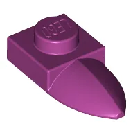 Plate Special 1 x 1 with Tooth / Magenta