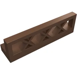 Fence Lattice 1 x 4 x 1 / Brown