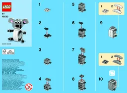 Monthly Mini Model Build Set - 2015 05 May, Koala polybag