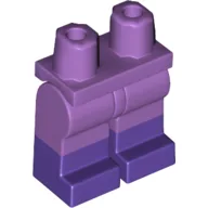 Hips with Medium Lavender Legs and Dark Purple Boots Pattern / Medium Lavender