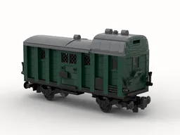 Caboose Freight Wagon (8w)