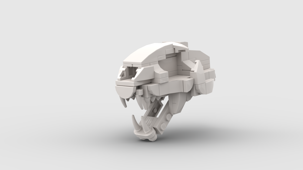 Lego Cat Skull