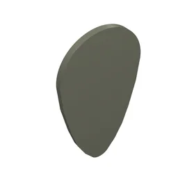 Shield Ovoid [Plain] / Dark Gray
