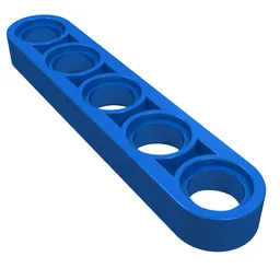 Technic Beam 1 x 5 Thin / Blue