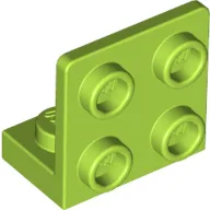 Bracket 1 x 2 - 2 x 2 Inverted / Lime