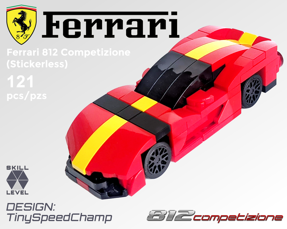 Lego Tiny 812 Comptizione (Stickerless)