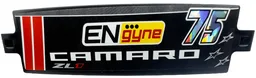 Technic, Panel Curved 3 x 13 with Holographic Number 75, 'ENgyne', 'CAMARO ZL1', 3 Stars and Red and White Stripes Pattern (Sticker) - Set 42153