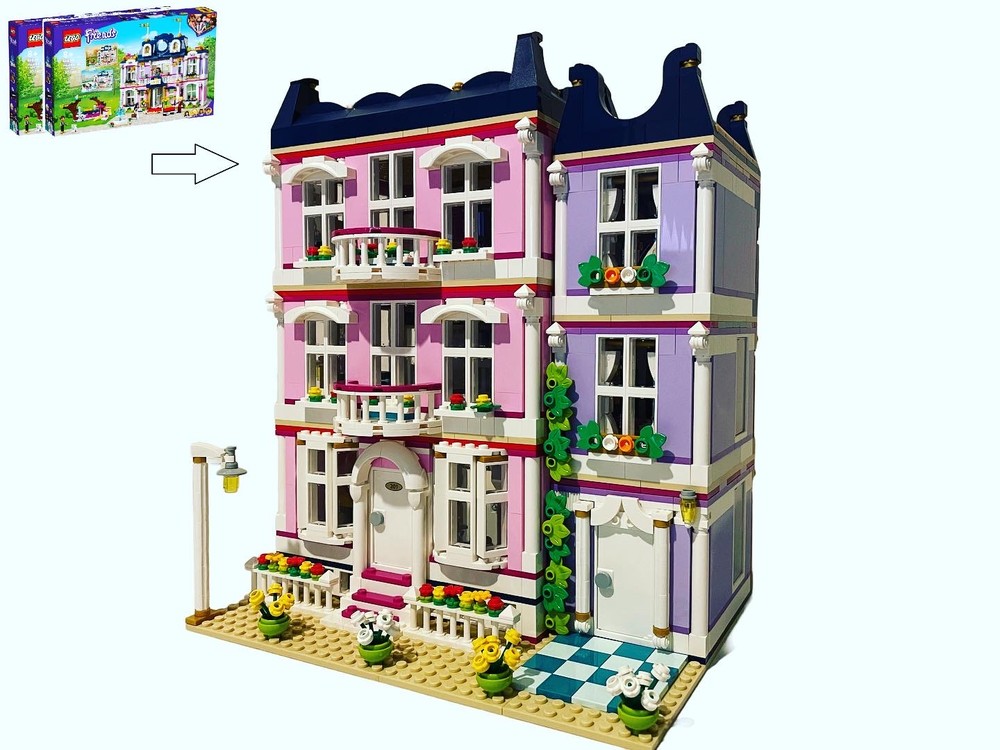 Lego House & Tea Rooms Modular (2x41684 Grand Hotel Alternate build)