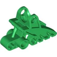 Large Figure Foot, with Ball Joint Socket 2 x 3 x 5 / Green