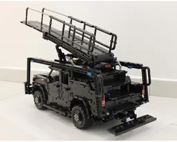 SWAT vehicle with attack platform
