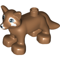 Lego Duplo Animal Dog - Husky / Medium Nougat