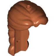 Lego Hair Long, Thick Braid / Dark Orange