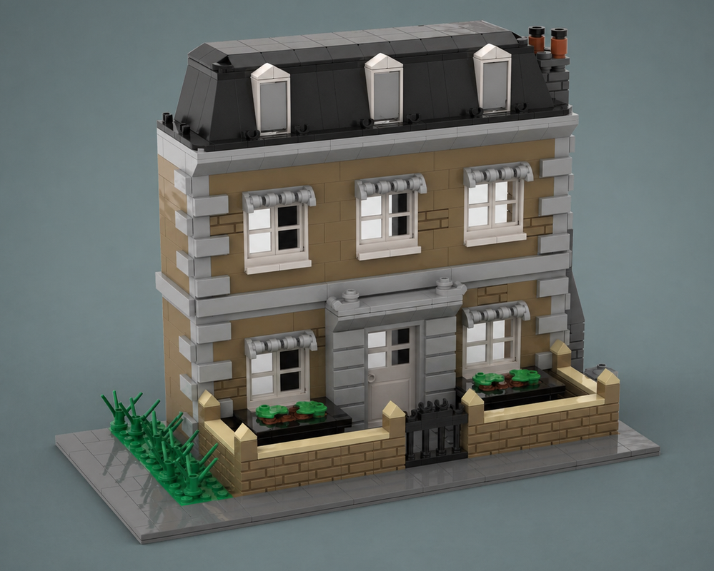 Lego London Town House Facade