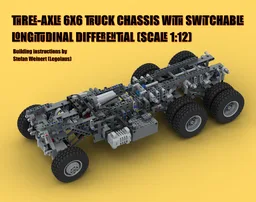 Three-Axle 6x6 Truck Chassis With Switchable Longitudinal Differential