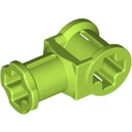 Technic Axle Connector with Axle Hole / Lime