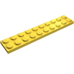 Plate 2 x 10 / Yellow