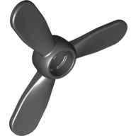 Lego Duplo Rotor 3 blade, 4 Diameter (Propeller) / Black