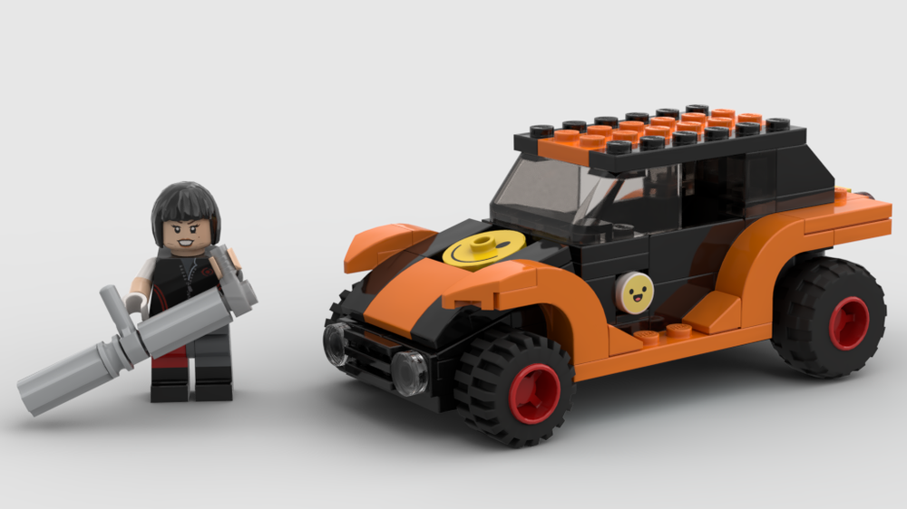 Lego Sheila and '74 Strider (Vigilante 8)