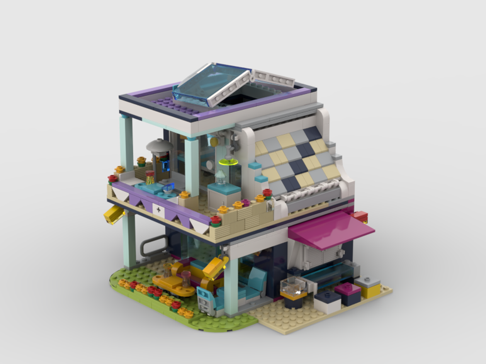 Lego Small cafe on seashore, Alternate build of Lego 41318