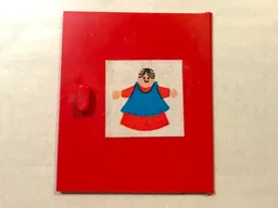 Homemaker Cupboard Door 4 x 4 with Woman Pattern (Sticker) - Set 261-4