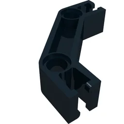 Znap Beam 4, 2 Holes, 2 Bends / Black