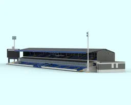 Main Stand Model from St Andrews @ Knighthead Park Stadium