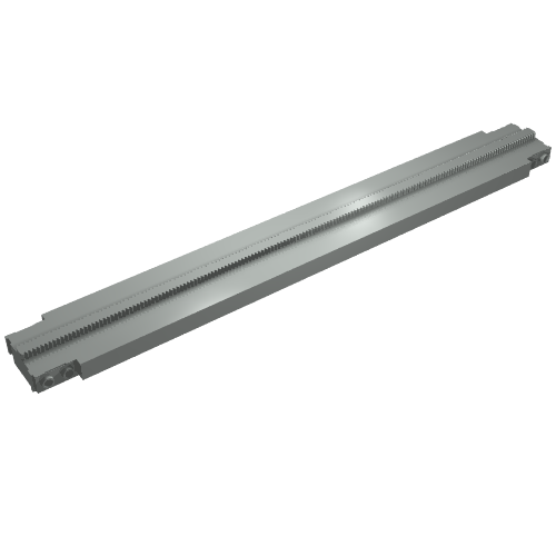 Lego Vehicle Track, Monorail Track Straight Long / Light Gray