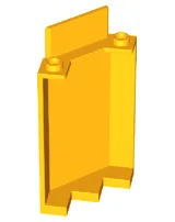 Panel 3 x 3 x 6 Corner Wall without Bottom Indentations