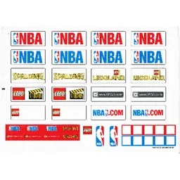 Sticker Sheet for Sets 3432-1, 3433-1 / [No Color/Any Color]