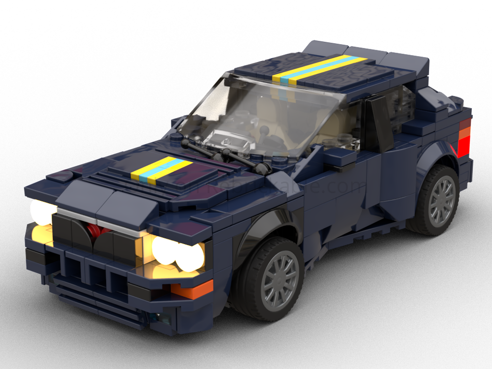 Lego Lancia Delta-JAPAN FINAL EDITION II/"FINALE BLUE' EVOLUZIONE II (LiTE Series, class EVO)