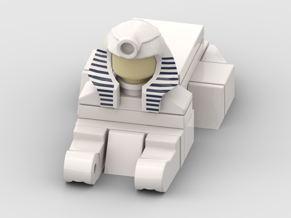 Lego Microscale Sphinx