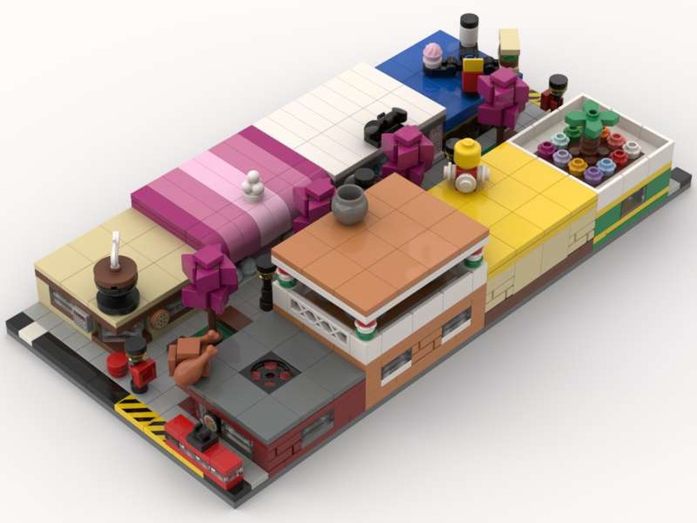 Lego Modular Pedestrian Zone #2