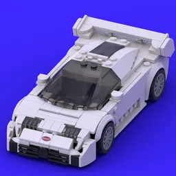 Bugatti eb 110 ss with bigger spoiler