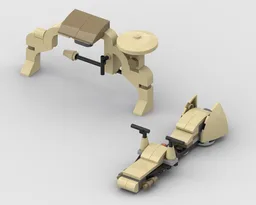30680 Desert Speeder and Tatooine Gate (SW Alternate Build)