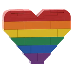 LGBTQ+ Pride Heart