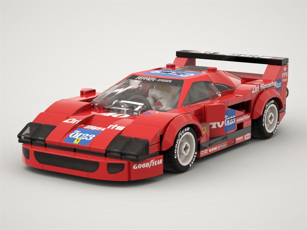 Lego Ferrari F40 LM IMSA 1990 ArtSports 0123