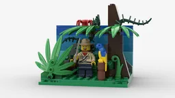 Lost: A Jungle Diorama
