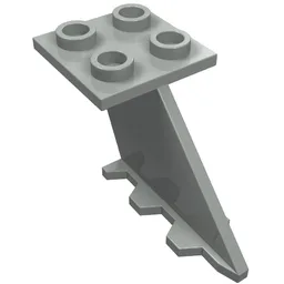 Tail 4 x 2 x 2 / Light Gray