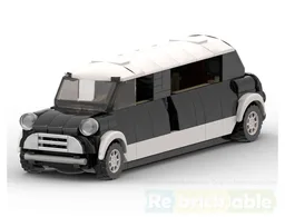 Mini Cooper Limousine Black & White V.2