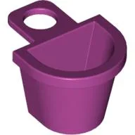 Minifig Neckwear Basket [D Style] / Magenta