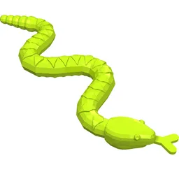 Animal, Snake, Small / Lime