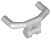 Handlebars with Angular Handles / Light Bluish Gray