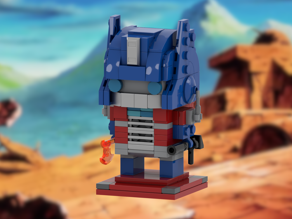 Lego Optimus Prime Brickhead