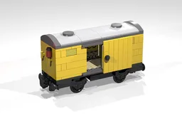 4-Wheel old-style Reefer (yellow)