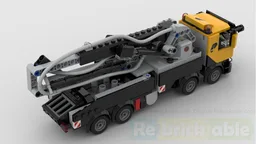 Cement pump truck